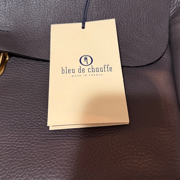 Bleu de Chauffe Dark Brown Leather Briefcase - Picture 5 of 6